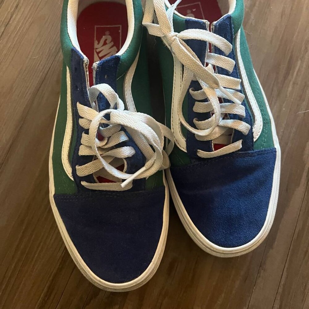 Vans Men’s Blue Green Yellow Red sneakers 7.5
